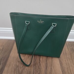 Kate Spade Forest Green Tote Bag
